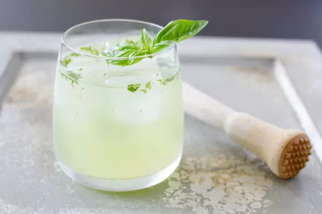 Sultry Basil Gin Smash