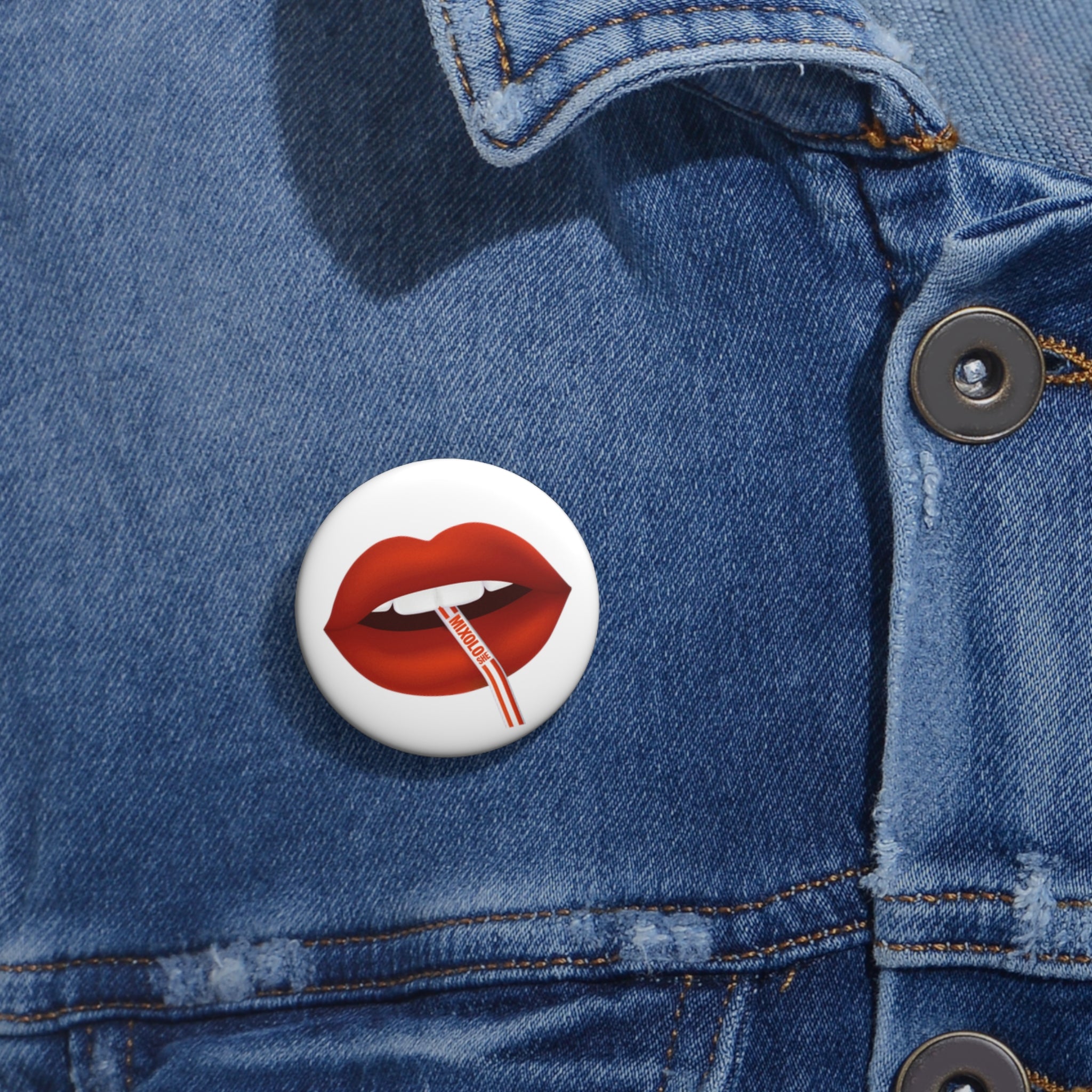 Lips Pin Buttons