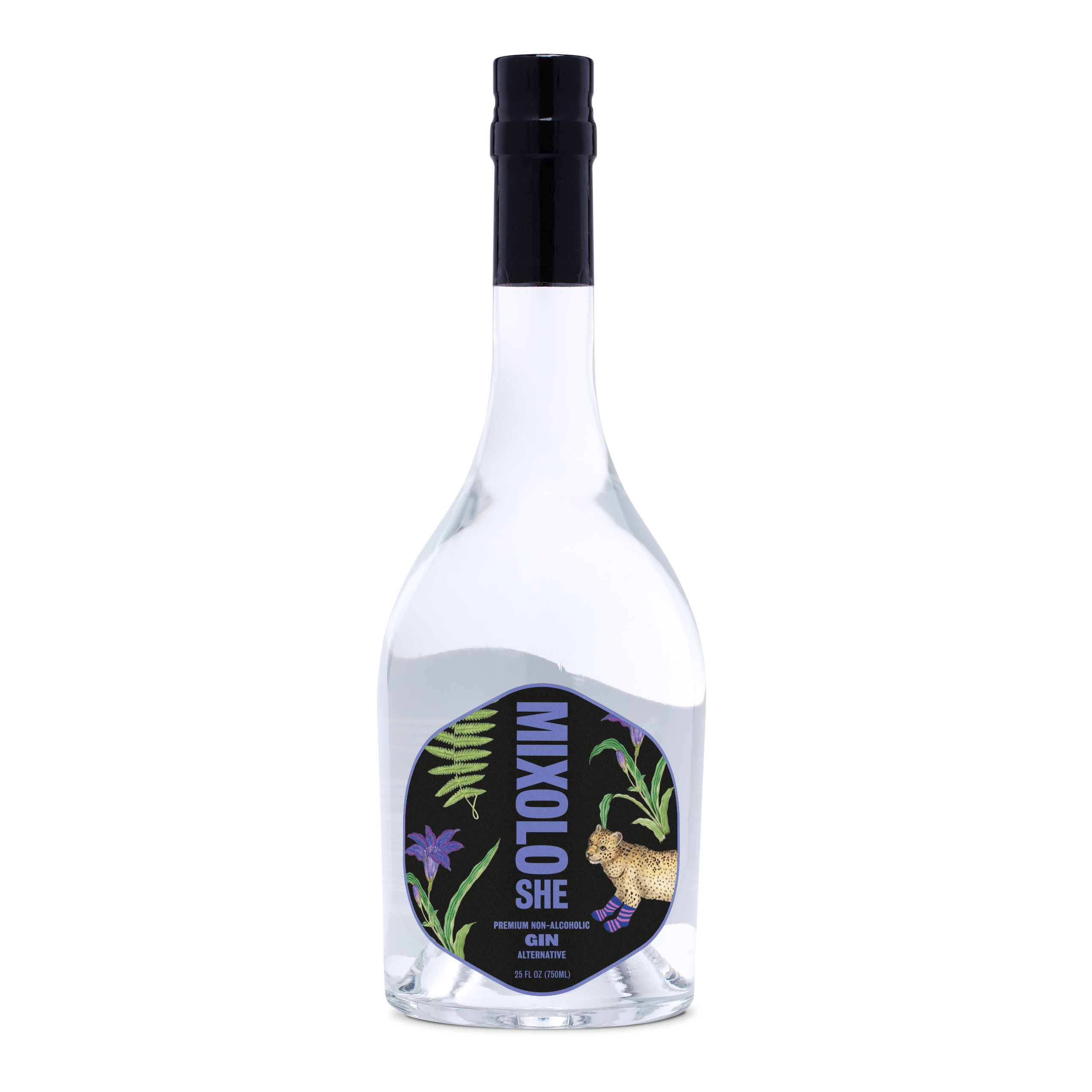 Mixoloshe Premium Non Alcoholic Gin Bottle Low Calorie Awarded Taste