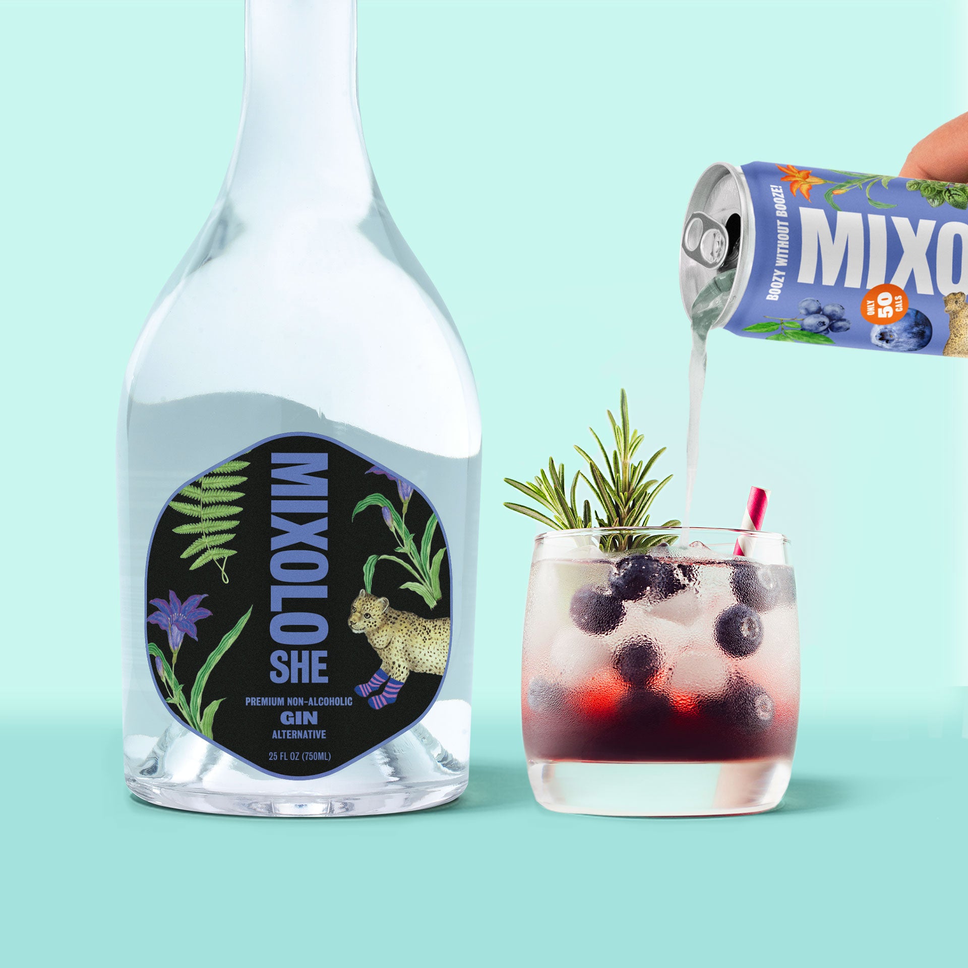 Mixoloshe - with our NA Spirits you can now enjoy your favorite cocktails as delicious non-alcoholic option