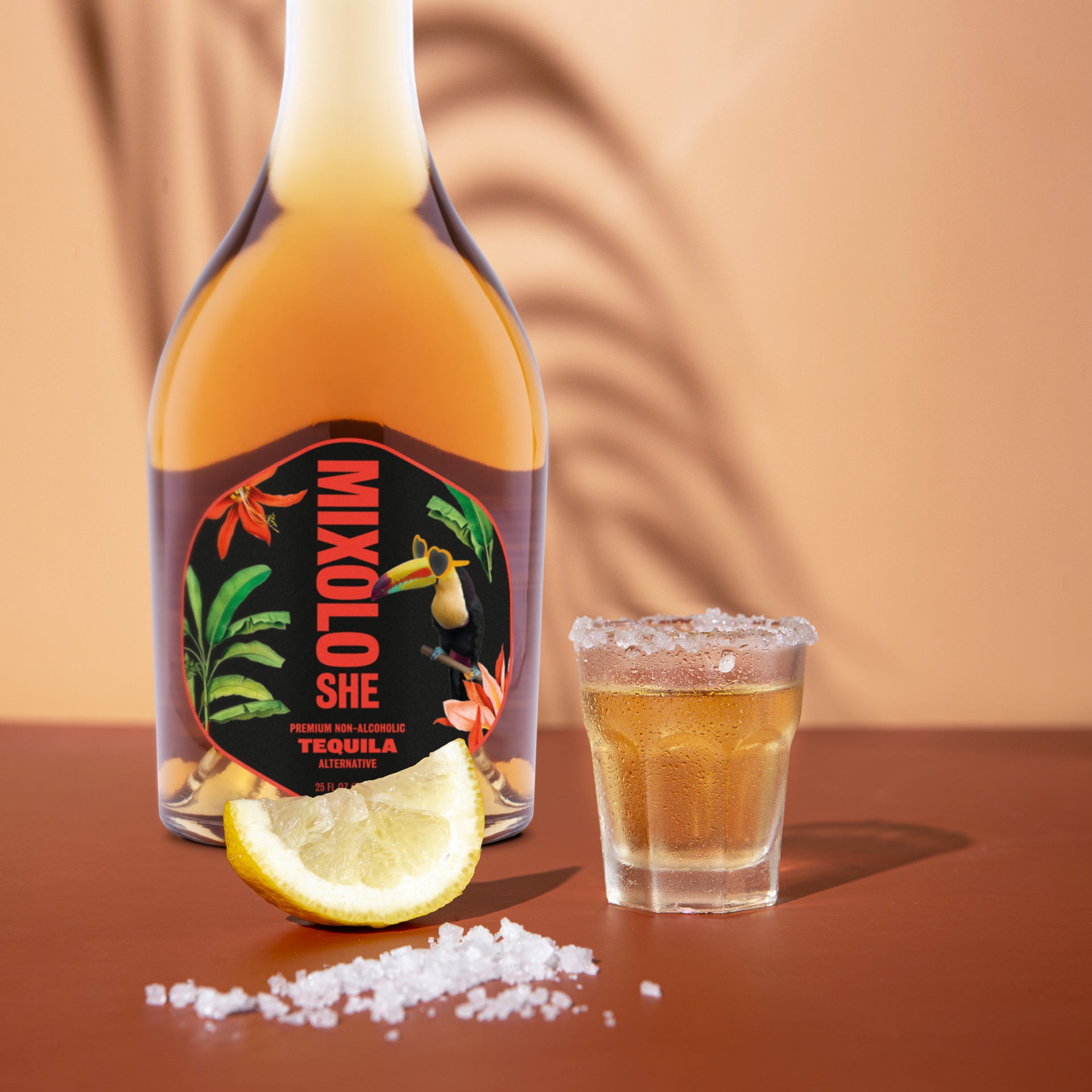 Mixoloshe Non Alcoholic Tequila Low Calorie Low Sugar No Nasties Gluten Free Awarded Taste